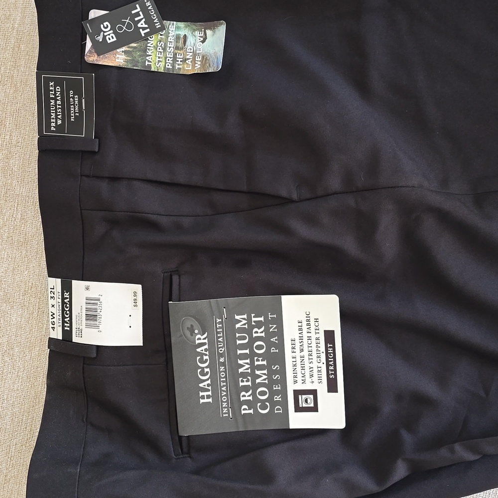 Haggar Premium Comfort Black Pants